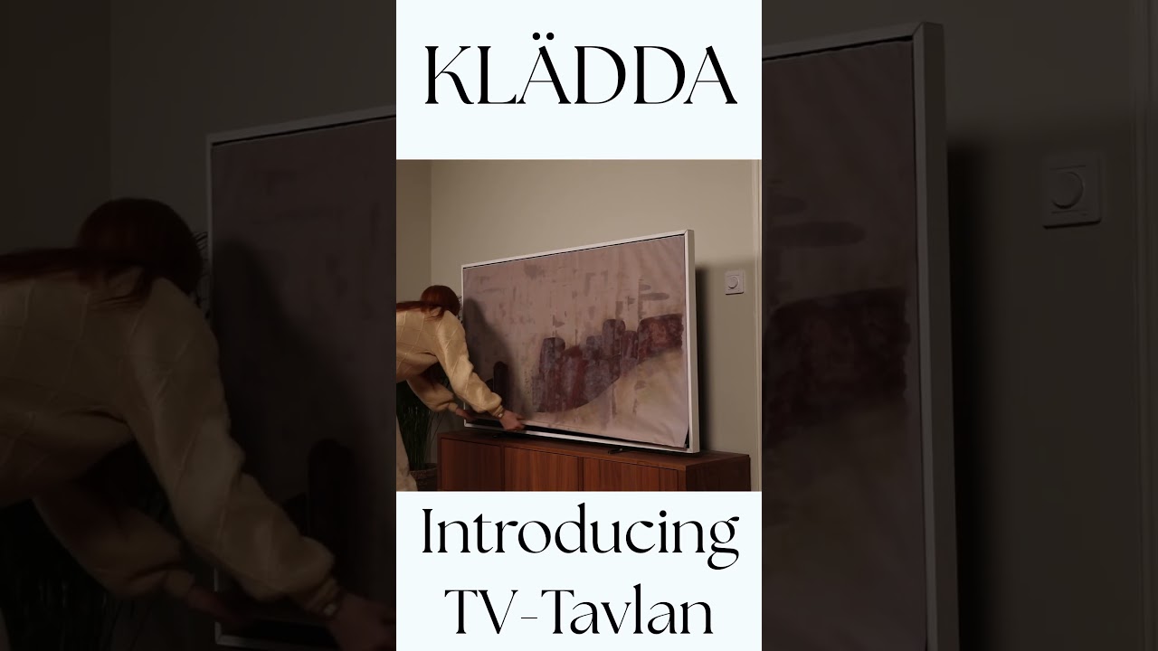Introducing TV-Tavlan                            #homedecor #tvframe