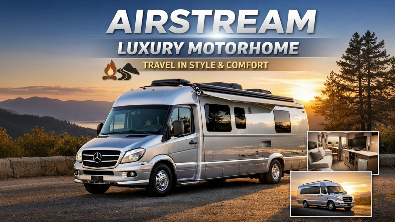 Airstream Luxury Motorhome – Premium RV for Travel & Adventure