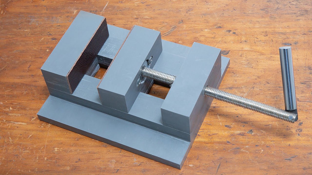 How to Make a Vise from PVC - Drill Press Vise