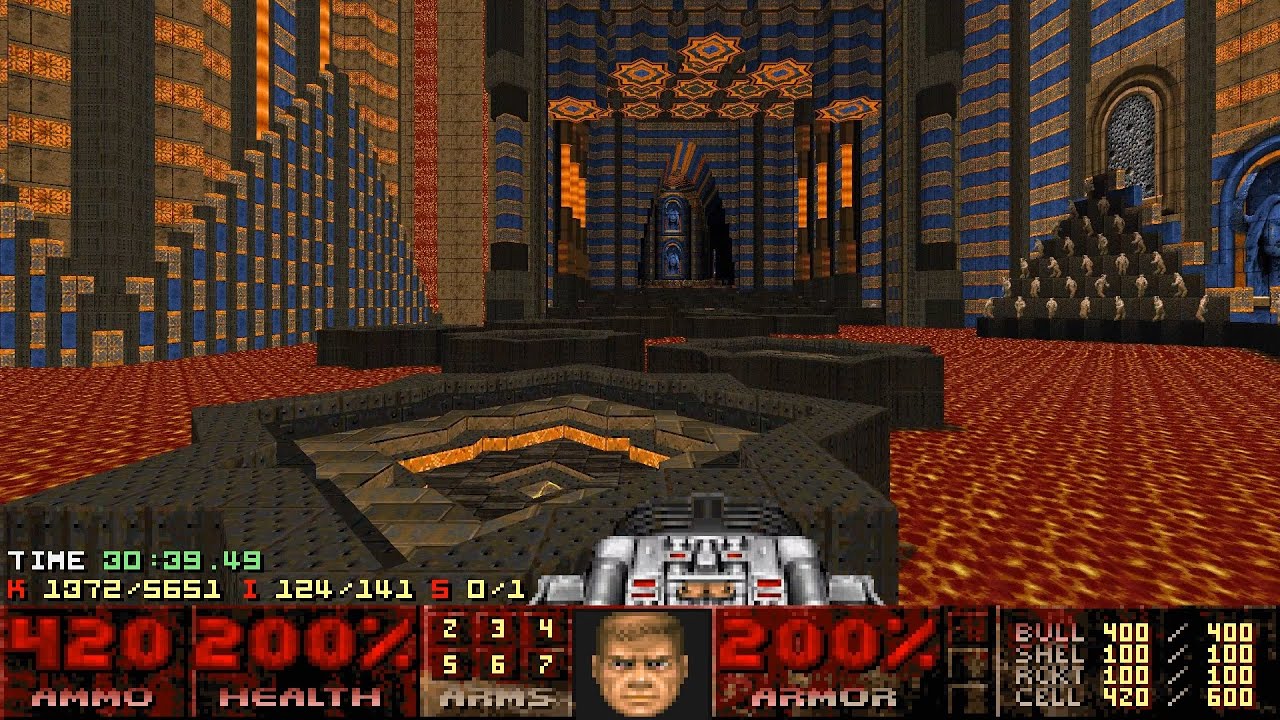 Doom II: Sunder - Map 15 (Babylon's Chimera) UV-Max in 1:27:02