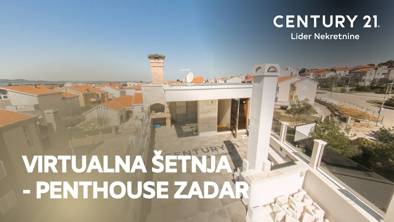 VIRTUALNA ŠETNJA - Penthouse Zadar (Mocire)