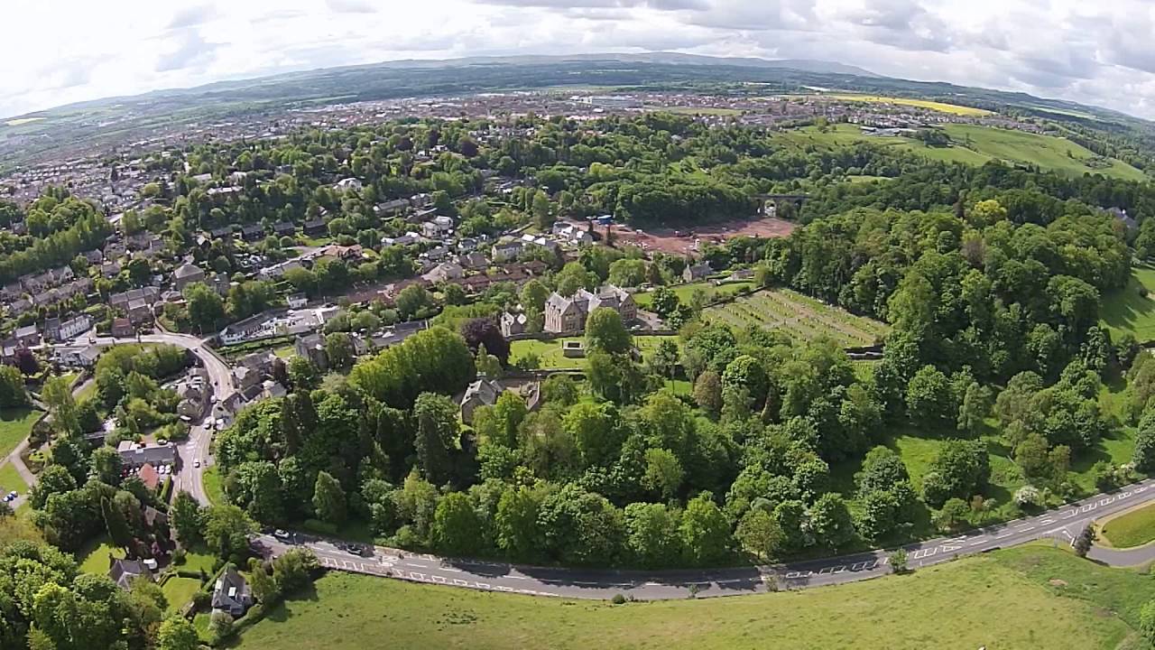 Midlothian from the Air: Near the Laird and Dog Inn, Lasswade