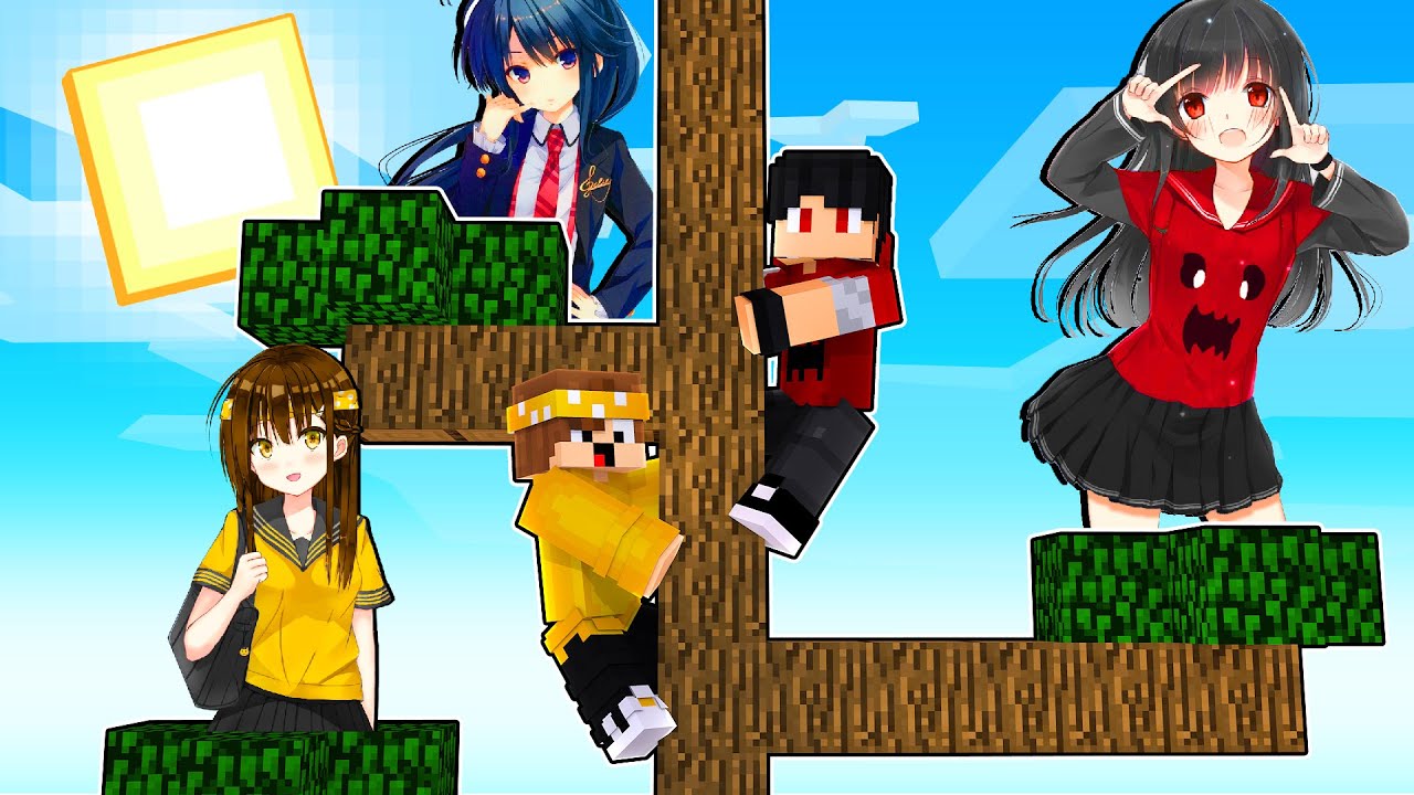 NÃO CAIA DA ÁRVORE DAS NOSSAS NAMORADAS NO MINECRAFT! ‹‹ P3DRU ››