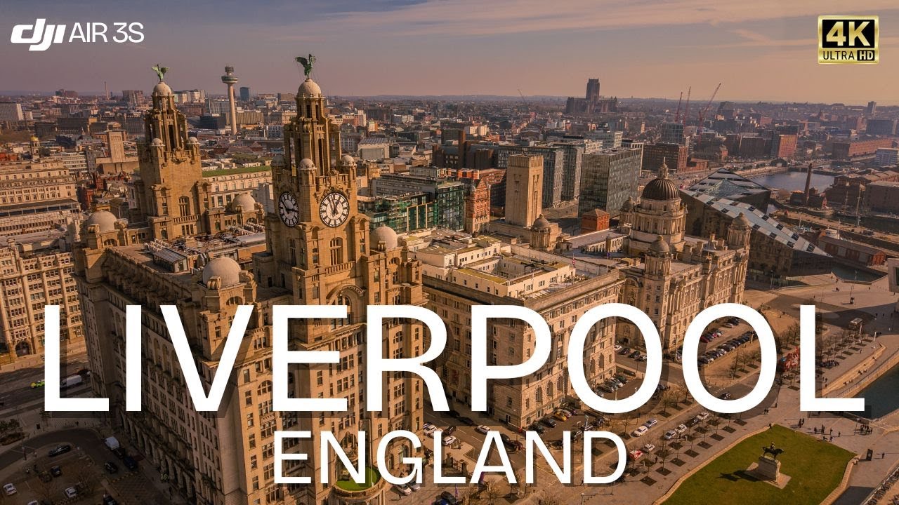 Soaring Above Liverpool: A Relaxing 4K Drone Adventure | DJI Air 3S