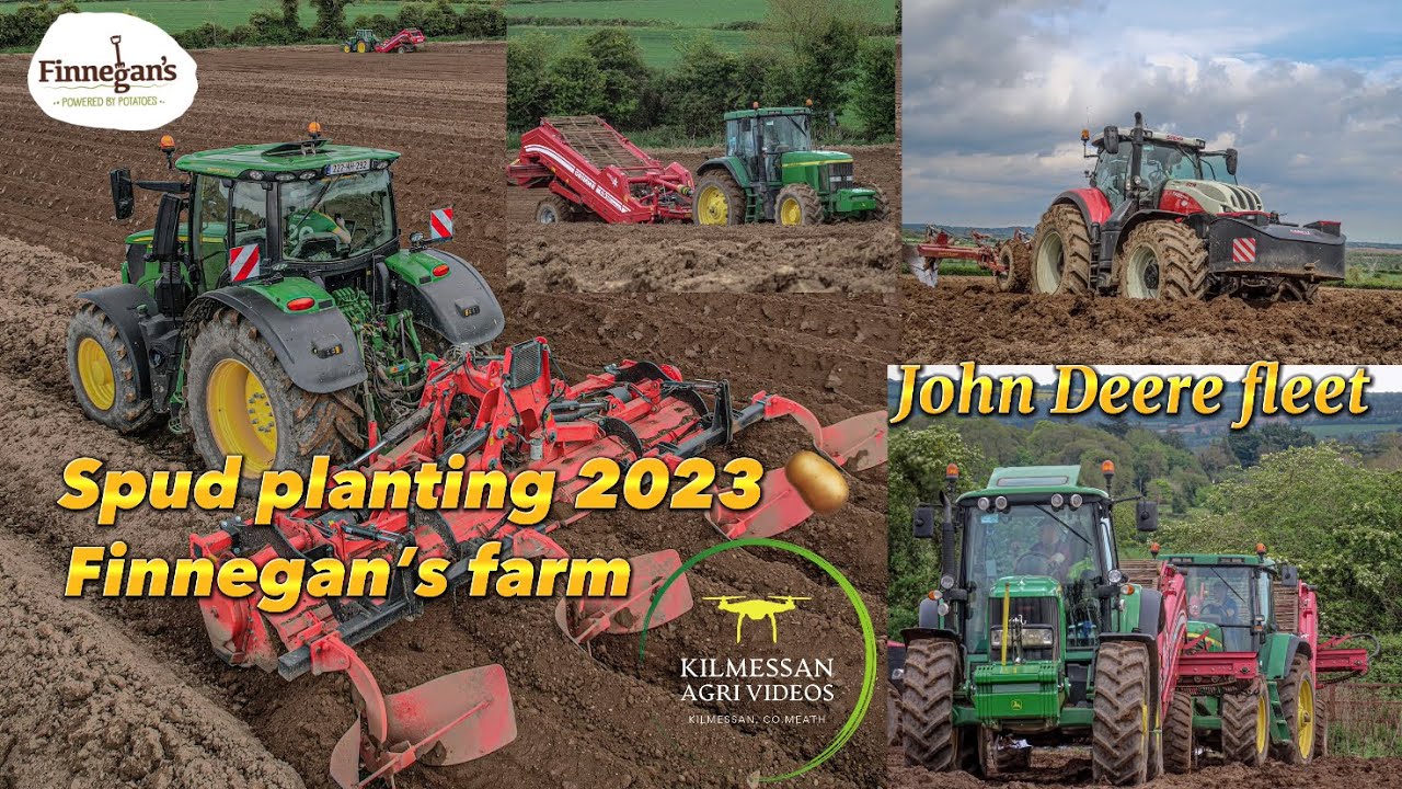 SPUD PLANTING 2023!!!~JOHN DEERE FLEET~FINNEGAN'S FARM