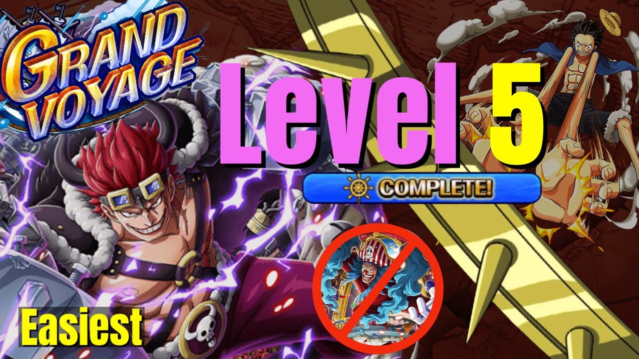 NO LEGEND BUGGY! V3 KID (FC) Vs Level 5 Grand Voyage Luffy! 2 Legends Only [OPTC]