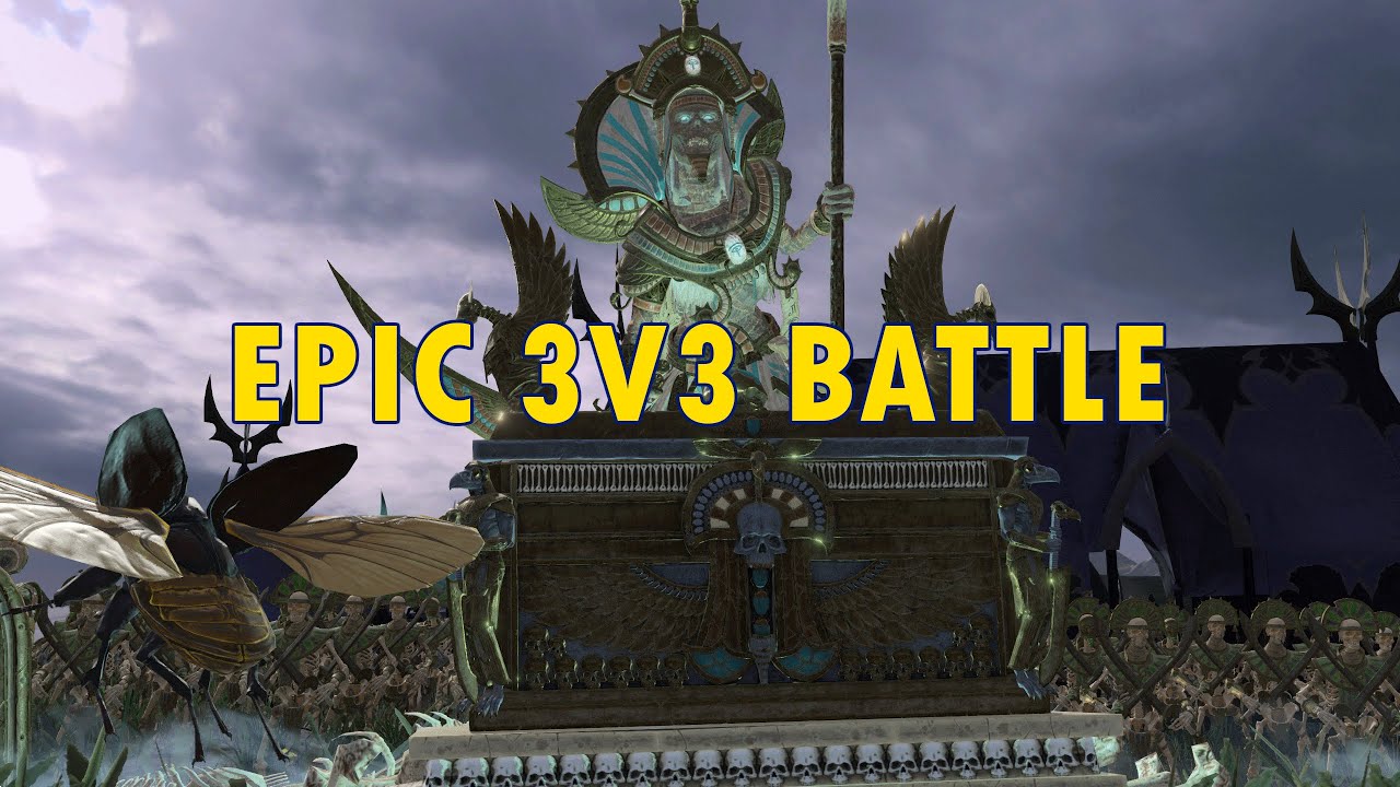 EPIC 3v3 Battle - Patch 2.2 -  Total War Warhammer 3