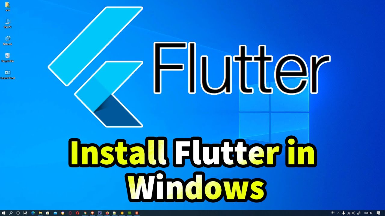 How to Install Flutter in Windows 10 with Android Studio