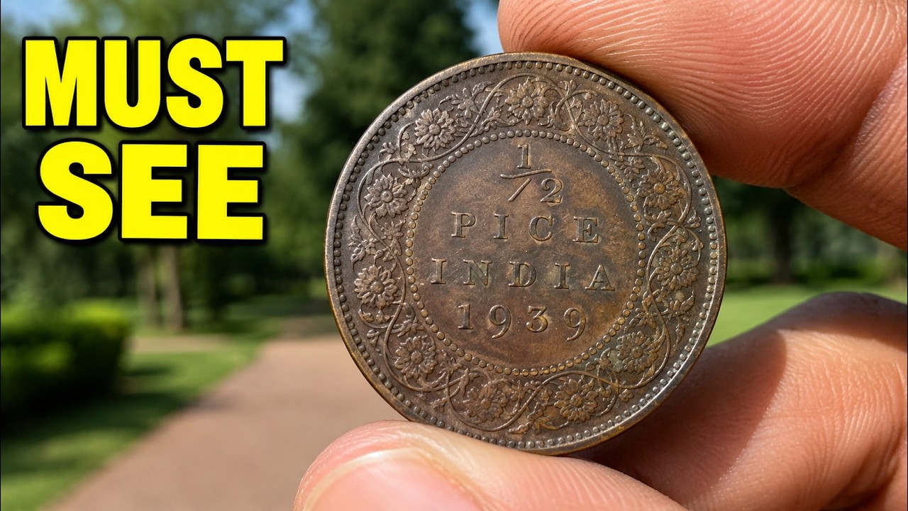 Czy Twoja moneta British India 1/2 Pice z 1939 r. jest warta ponad 1000 USD?