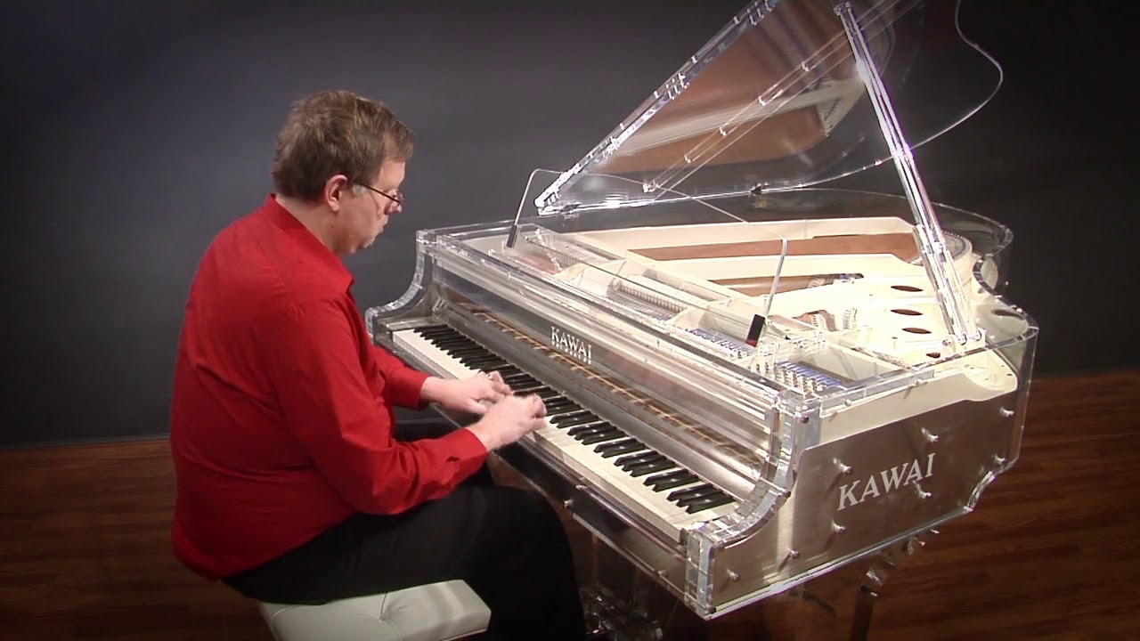 The Kawai 'Crystal Piano', Clear Acrylic 6'1