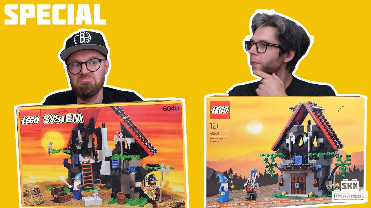 Welche Hütte von Zauberer Magisto ist besser? LEGO® 6048 von 1993 oder LEGO® 40601 von 2023 [Review]