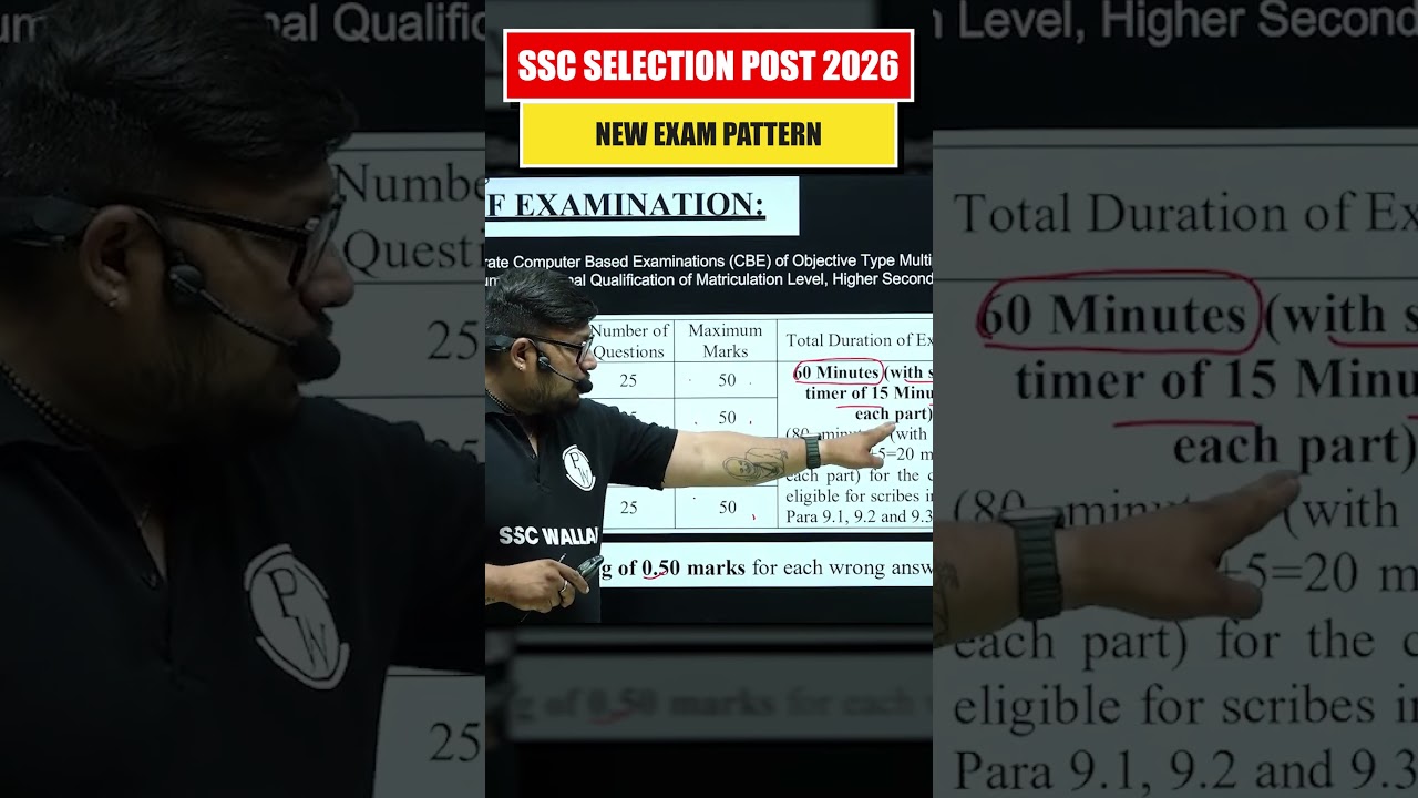 नई Exam Pattern से Selection Post में क्या बदला #sscselectionpostphase14  #ssc #sscwallah