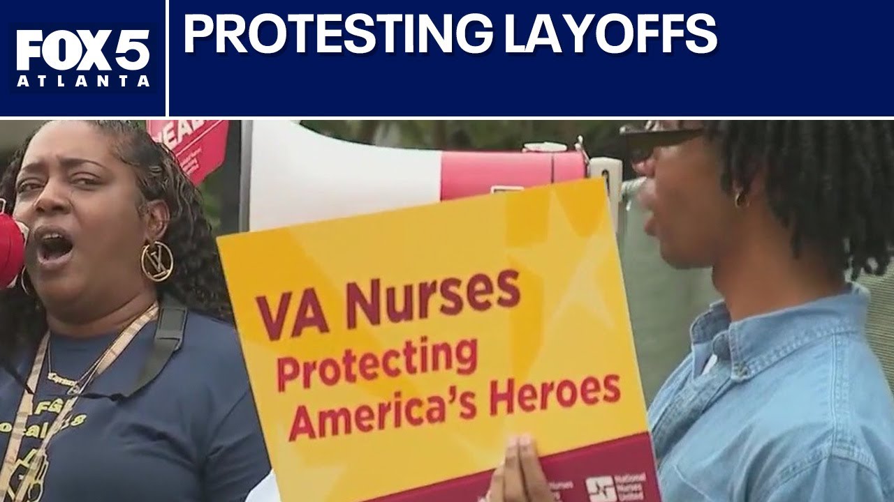 Nurses protest over VA hospital layoffs | FOX 5 News