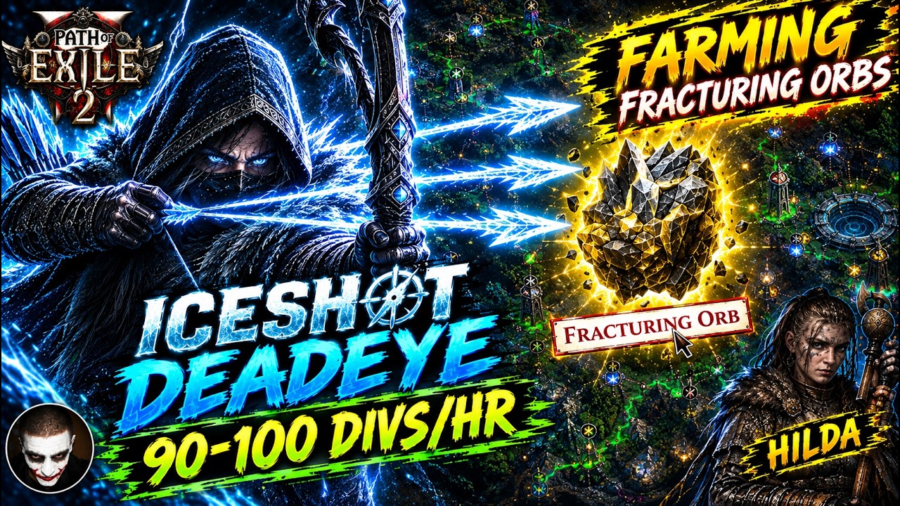 POE 2 Farming Fracturing Orbs &ndash; 90-100 Div/Hr Strategy | 10 Uncut Maps | Hilda - Session 1