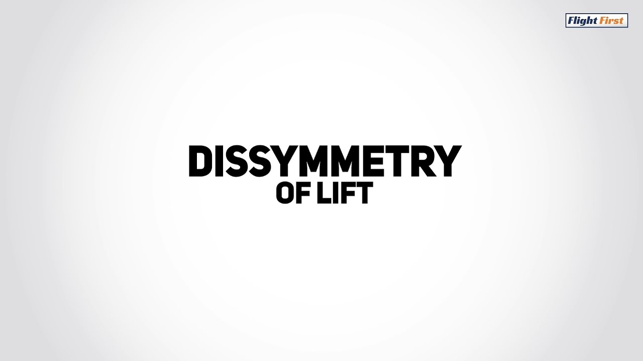 Dissymmetry of lift in helicopters