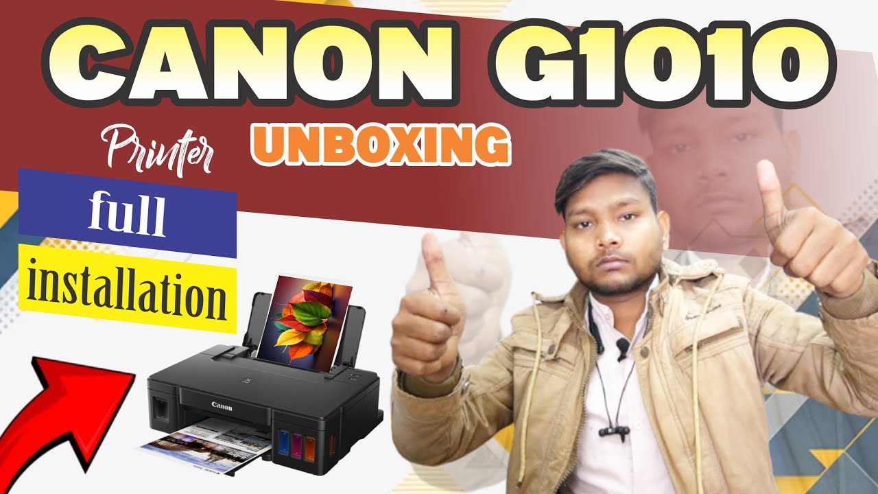 Canon g1010 printer Unboxing & Full Installation 2025  #geniusjaisi  #printer #canon