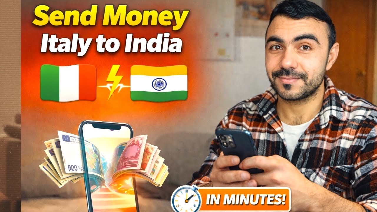 How To Send Money italy 🇮🇹To india 🇮🇳 Online 2026 / इंडिया पैसे भेजने का सबसे बेस्ट तरीका Best App 