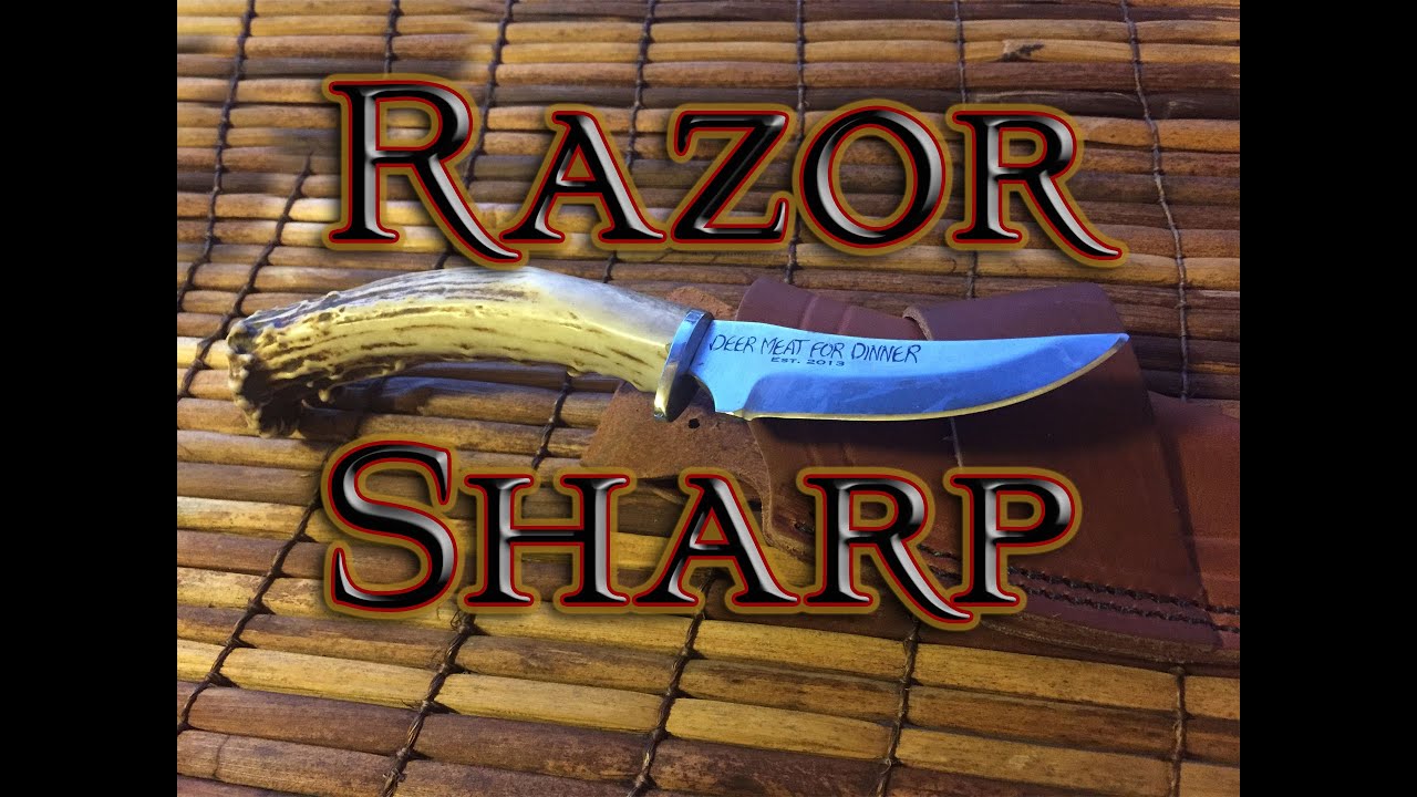 Fastest way to sharpen a DULL knife!