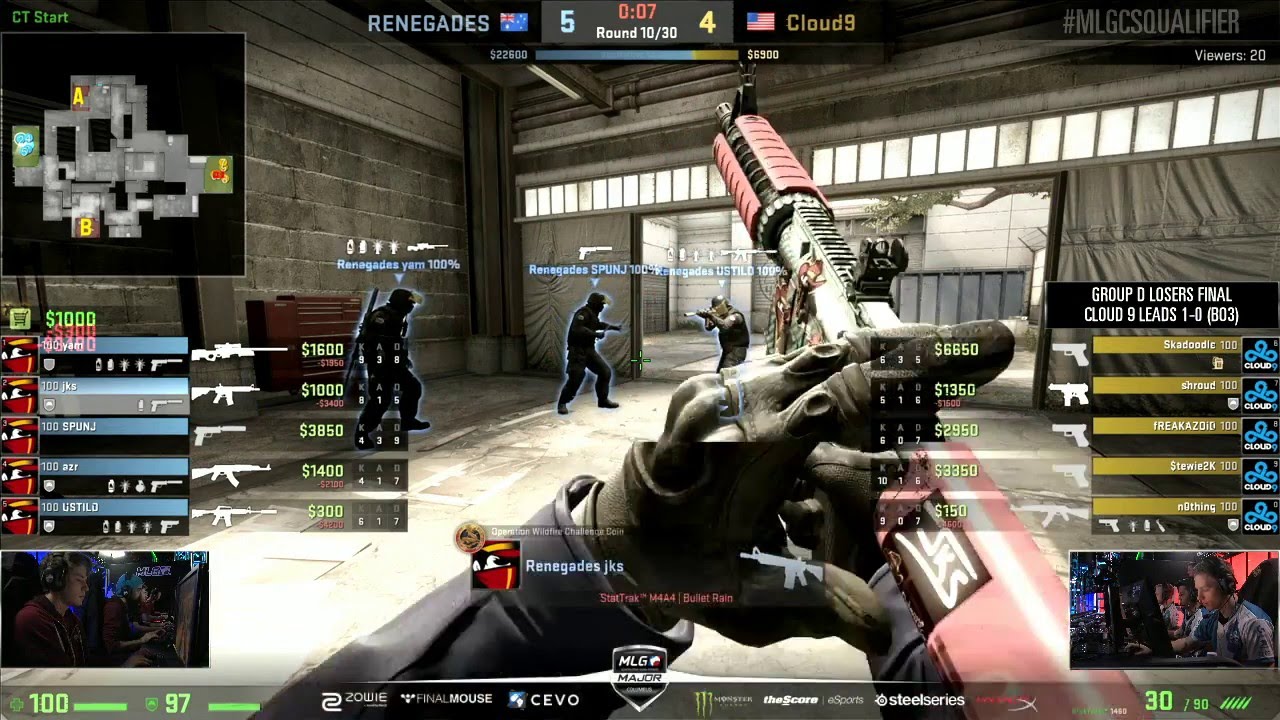 Cloud9 vs Renegades Game 2 Group D MLG Major Qualifier