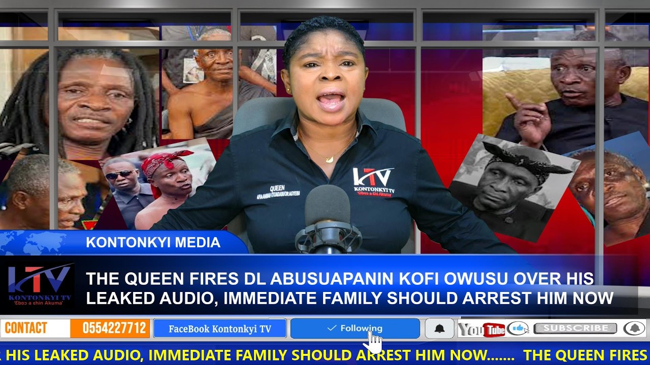 HE@T: THE QUEEN F!RE$ DL ABUSUAPANIN OVER HIS L3`AKED AUDI0, lMMEDlATE FAMlLY $H0ULD ARR3ST HlM N0W