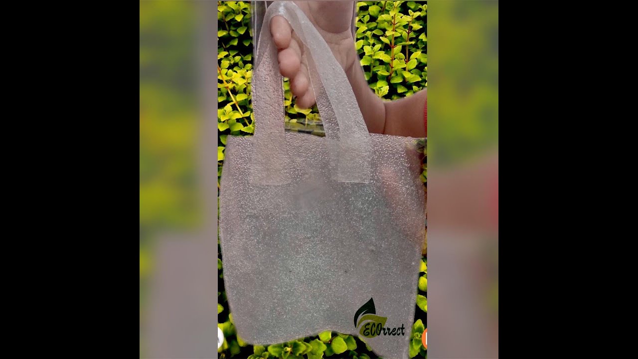 How ECOrrect makes their bags with plant based materials 🌎🌳