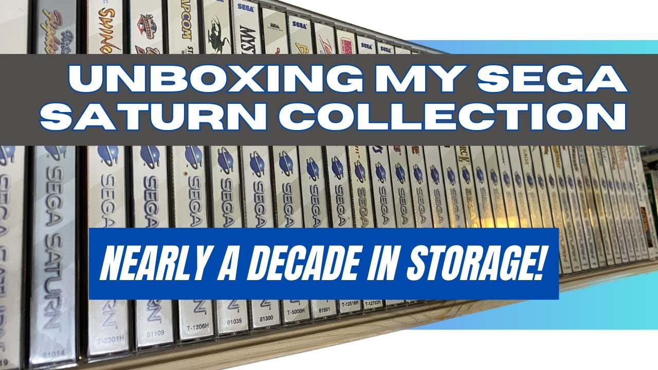 Sega Saturn Collection Unboxing (After Nearly 10 Years in Storage!)