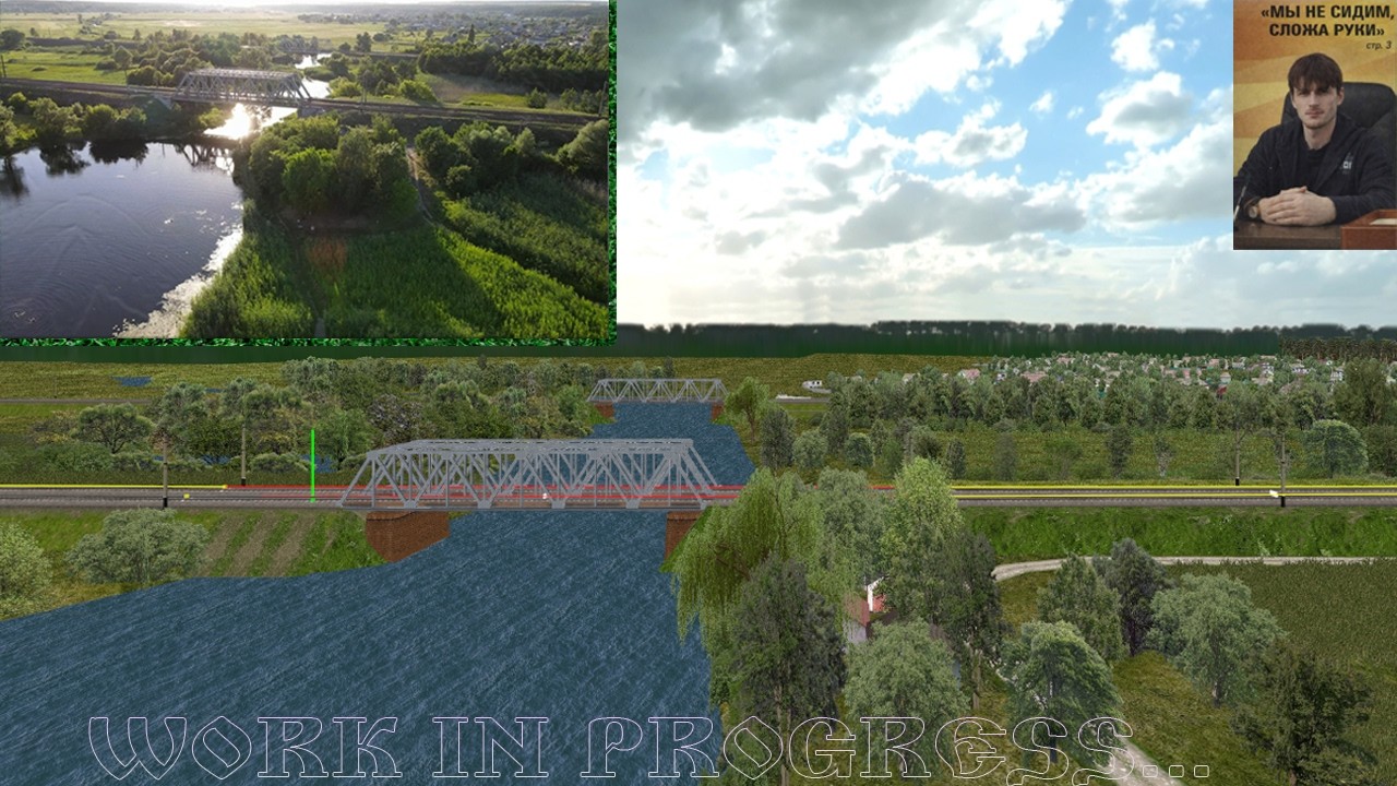 🚂 Продовжуємо будівництво маршруту Дніпро - Харків в ZDSimulator ➠ Work in progress. ⚒︎ ⛏ ~272км.