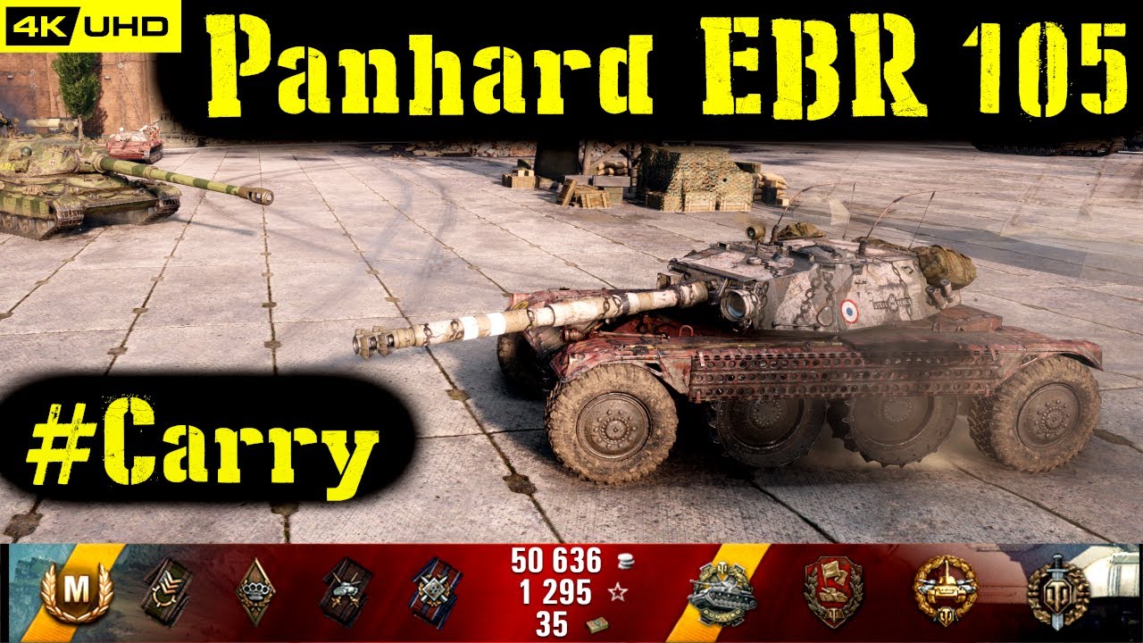 World of Tanks Panhard EBR 105 Replay - 7 Kills 5.7K DMG(Patch 1.6.1)