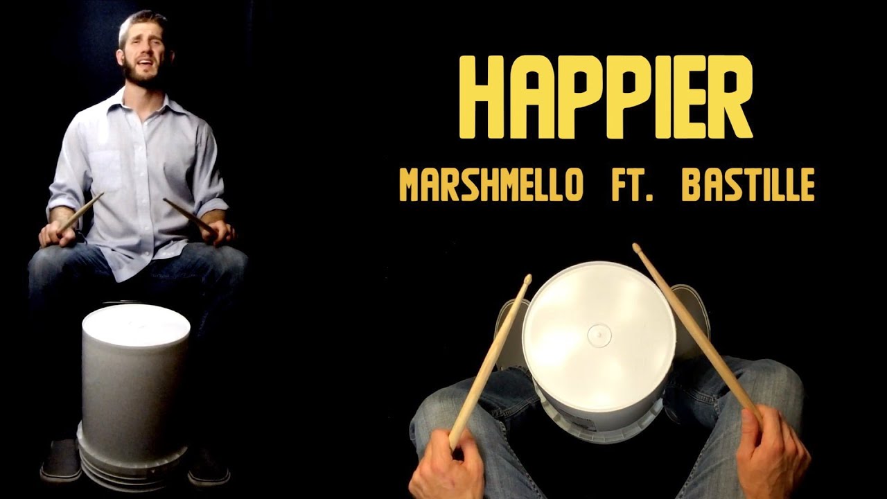 Happier | bucketdrumming.net