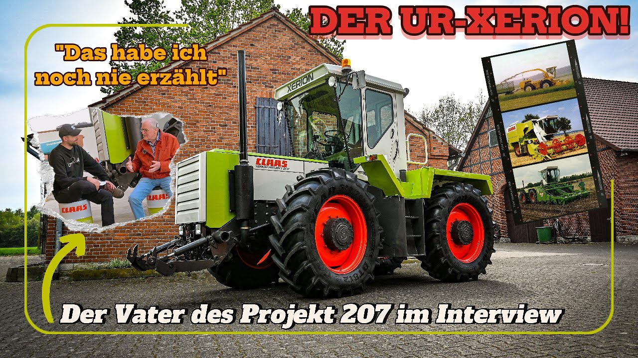 CLAAS Projekt 207 Doku + Interview mit dem Schöpfer des XERION
