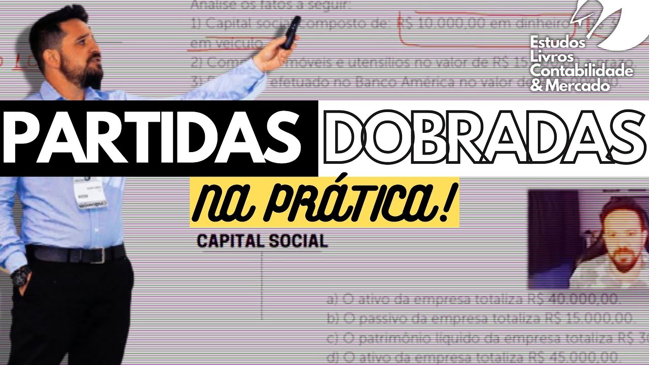 ✅📝M&Eacute;TODO DAS PARTIDAS DOBRADAS - LAN&Ccedil;AMENTOS CONTAB&Eacute;IS NA PR&Aacute;TICA! EXERC&Iacute;CIO(CONTABILIDADE)RAZONETES