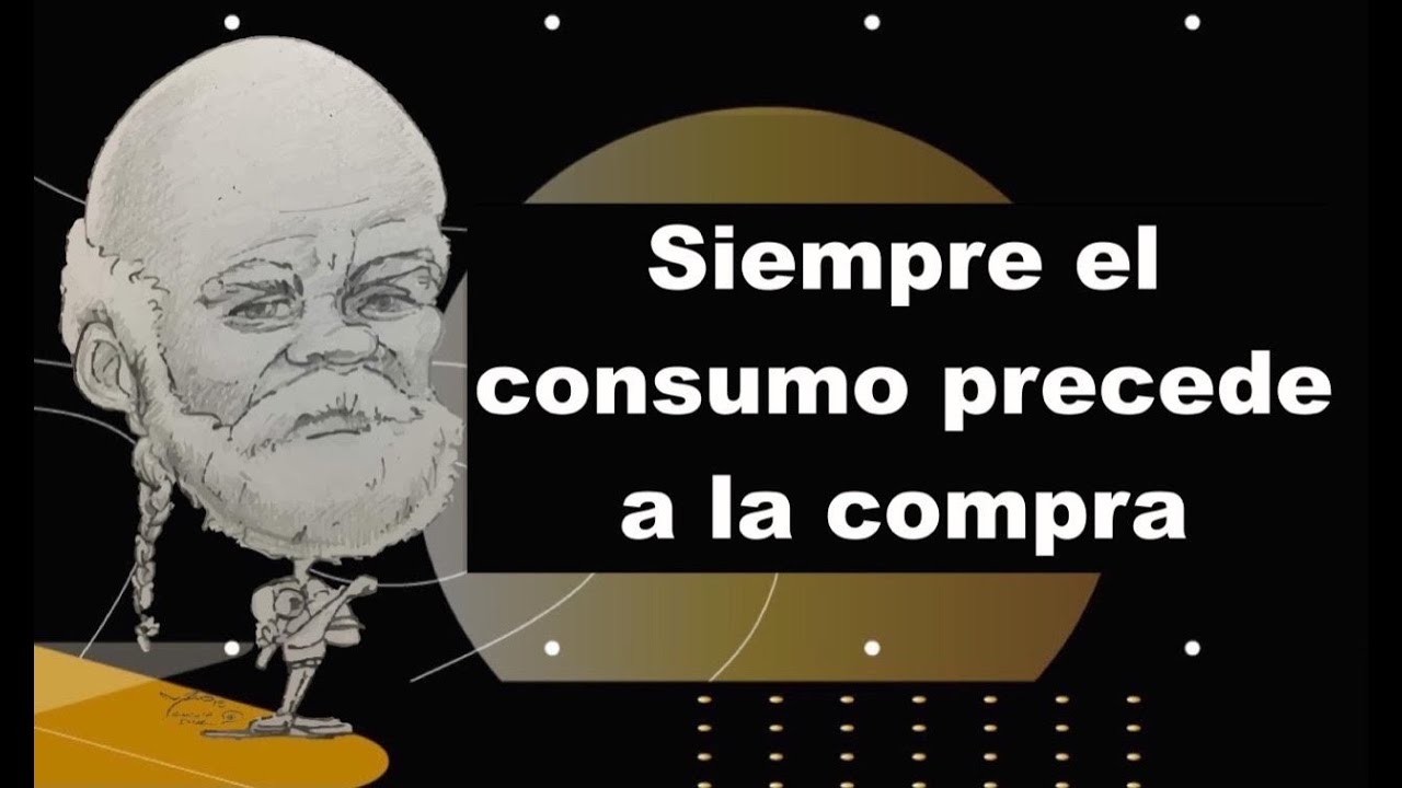 El consumo precede a la compra