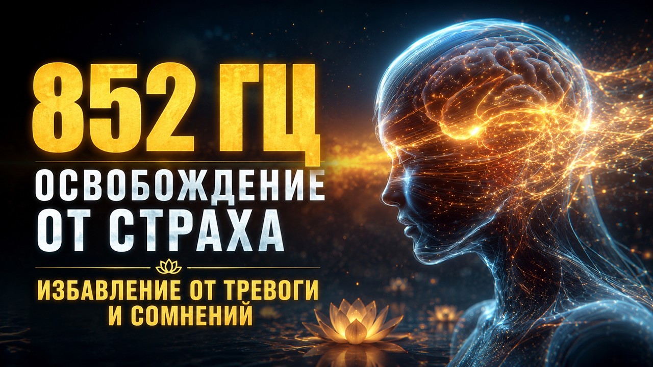 852 Гц Избавление от Страха, Тревоги и Сомнений | Короткая Медитация