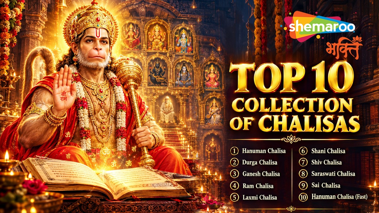 Chalisa Sangrah - Hanuman Chalisa, Durga Chalisa, Shiv Chalisa, Ganesh Chalisa | Shemaroo Bhakti