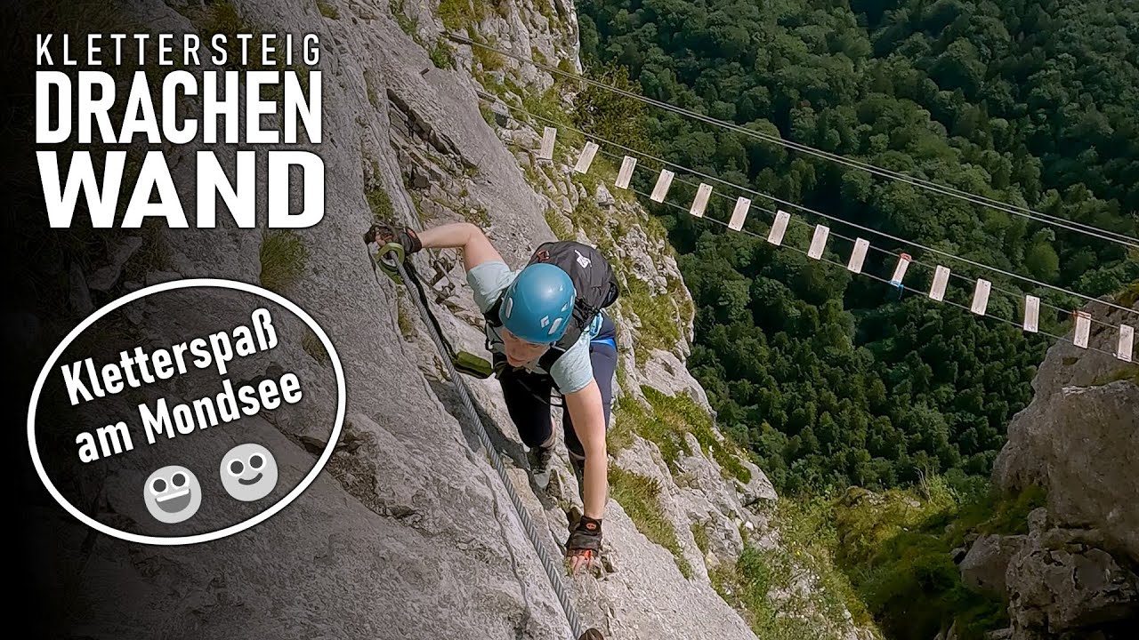 Klettersteig Drachenwand - Kletterspaß am Mondsee