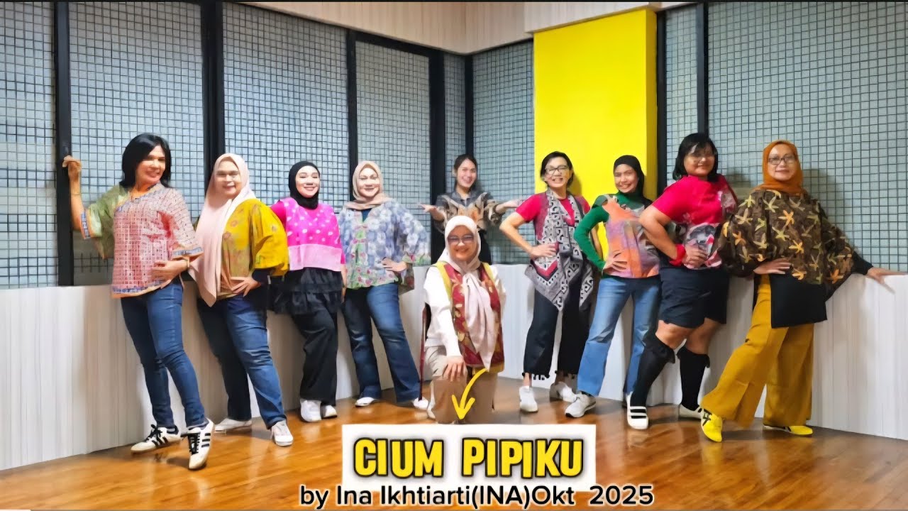 Cium Pipiku Linedance || Ina Ikhtiarti(INA)Oct 2025 || beginner || Supernova 