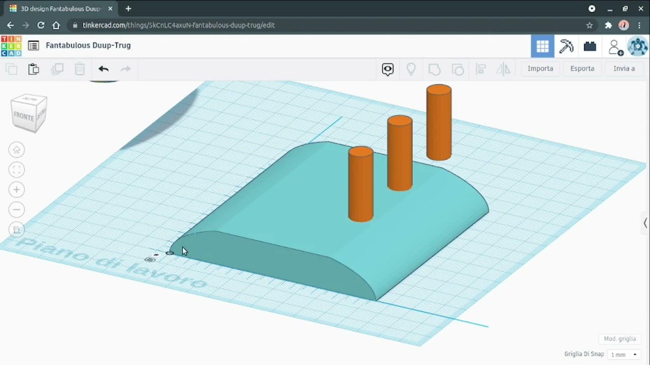 tinkercad tutorial 06 - uso del righello
