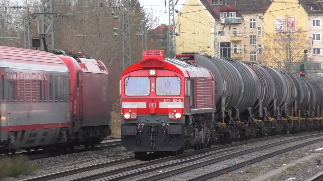 Local, Regional, International Passenger + Freight Trains in Munich