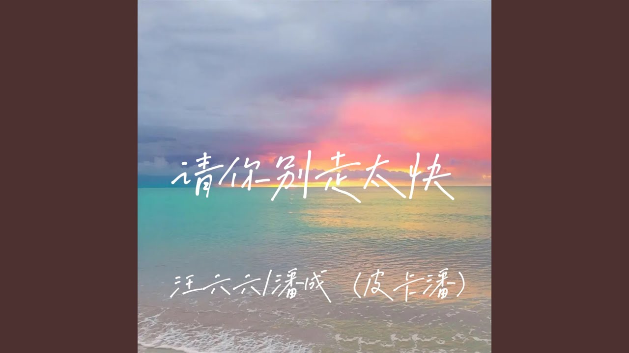 请你别走太快 (My heart move move 跳太快)