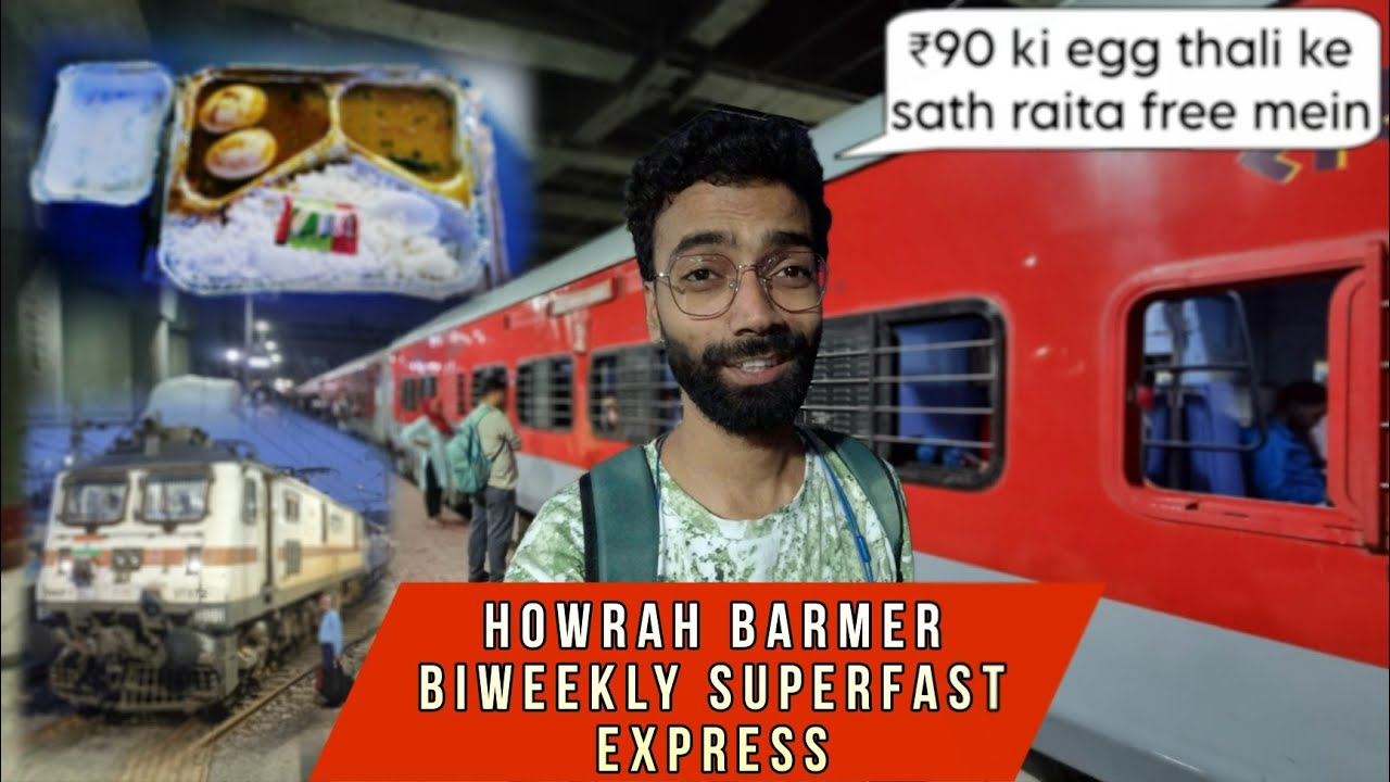 Howrah to Mughalsarai Onboard 12323 HOWRAH BARMER WEEKLY SUPERFAST EXPRESS Sleeper Class experience