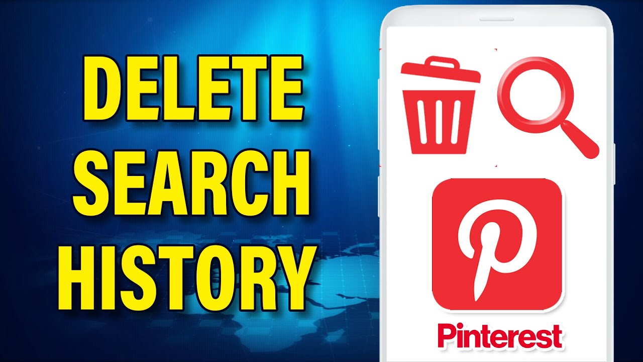How To Delete Search History on Pinterest | Clear Pinterest Search History @webtotech