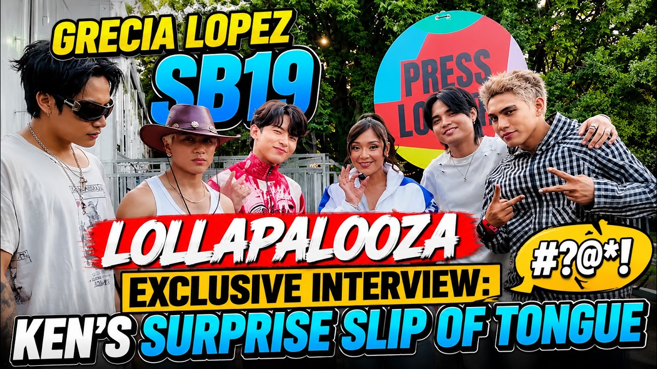 Эксклюзивное интервью Гресии Лопес с SB19 после выступления на Lollapalooza &mdash; Кен проговорился!
