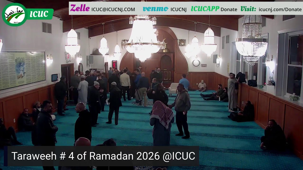 Taraweeh # 4 of Ramadan 2026 @ICUC