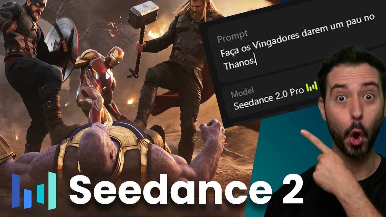 Seedance 2.0. Nunca foi tão fácil criar vídeos IA