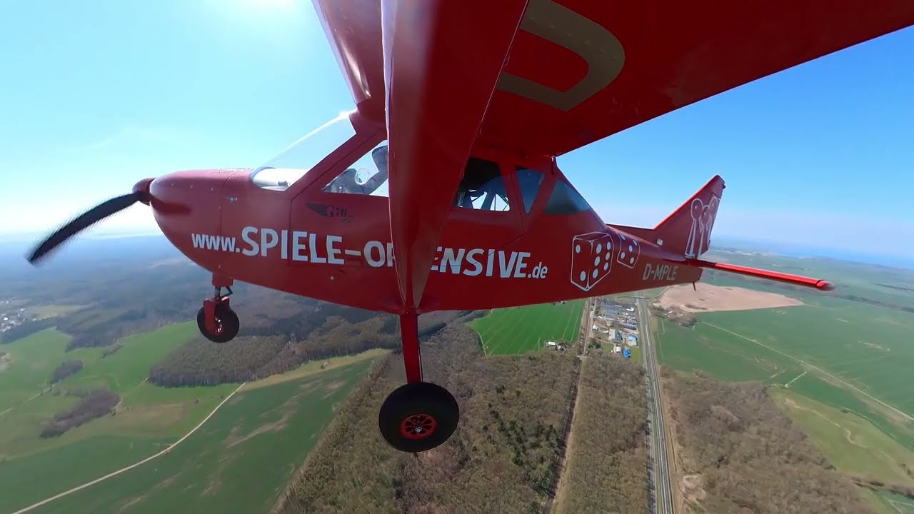 Start vom Flugplatz Rügen