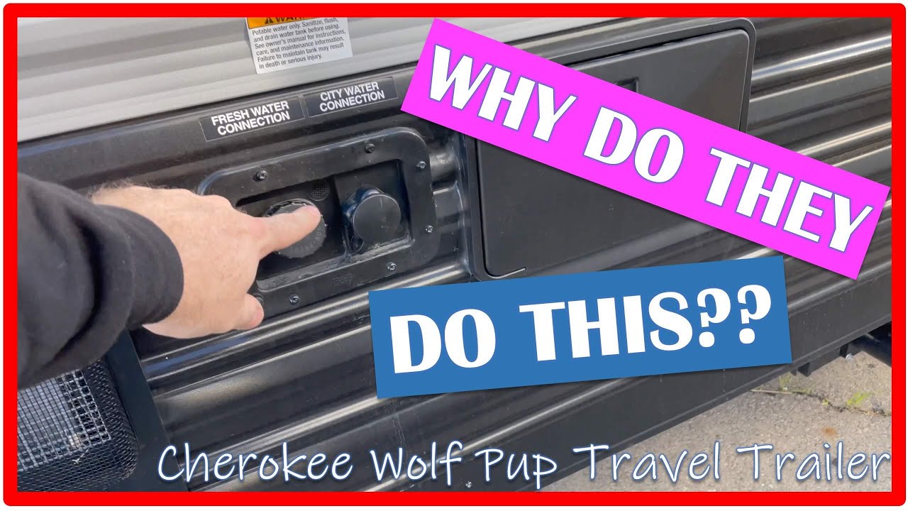 RV FRESH WATER TANK VENT INSTALL 🛠💧 - Wolf Pup Travel Trailer