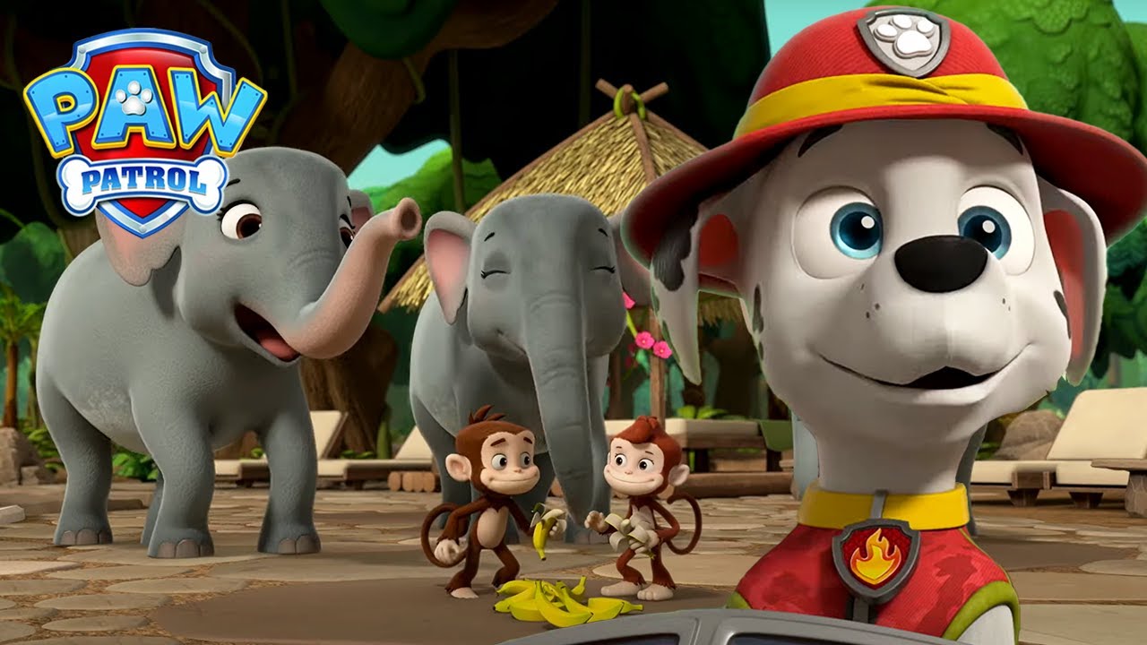 Pennut tekevät retken norsujen kylpylään! - Ryhmä Hau PAW Patrol