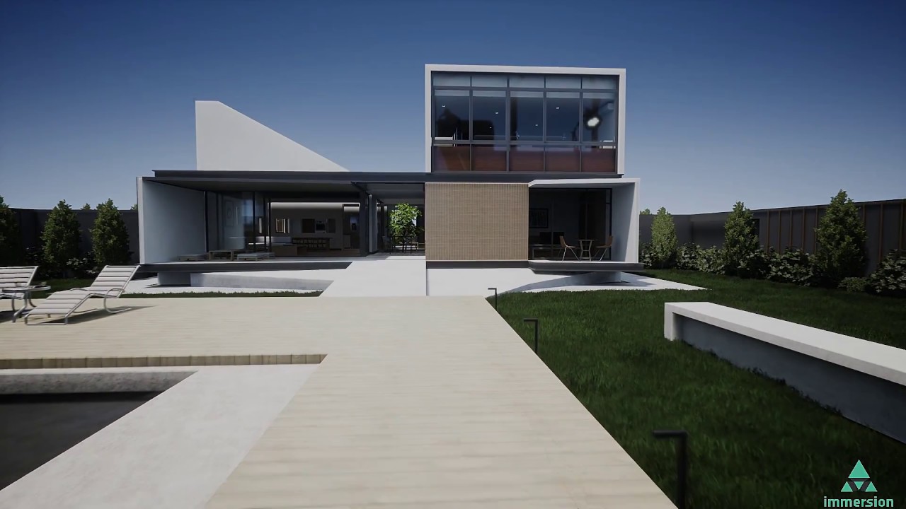 Unreal 4 Modern House in VR by Immersion