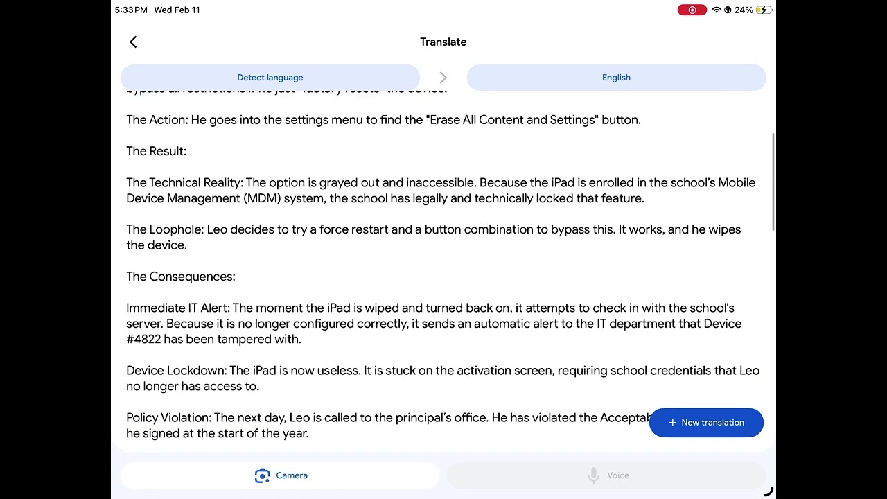 (Scenario) Read description 