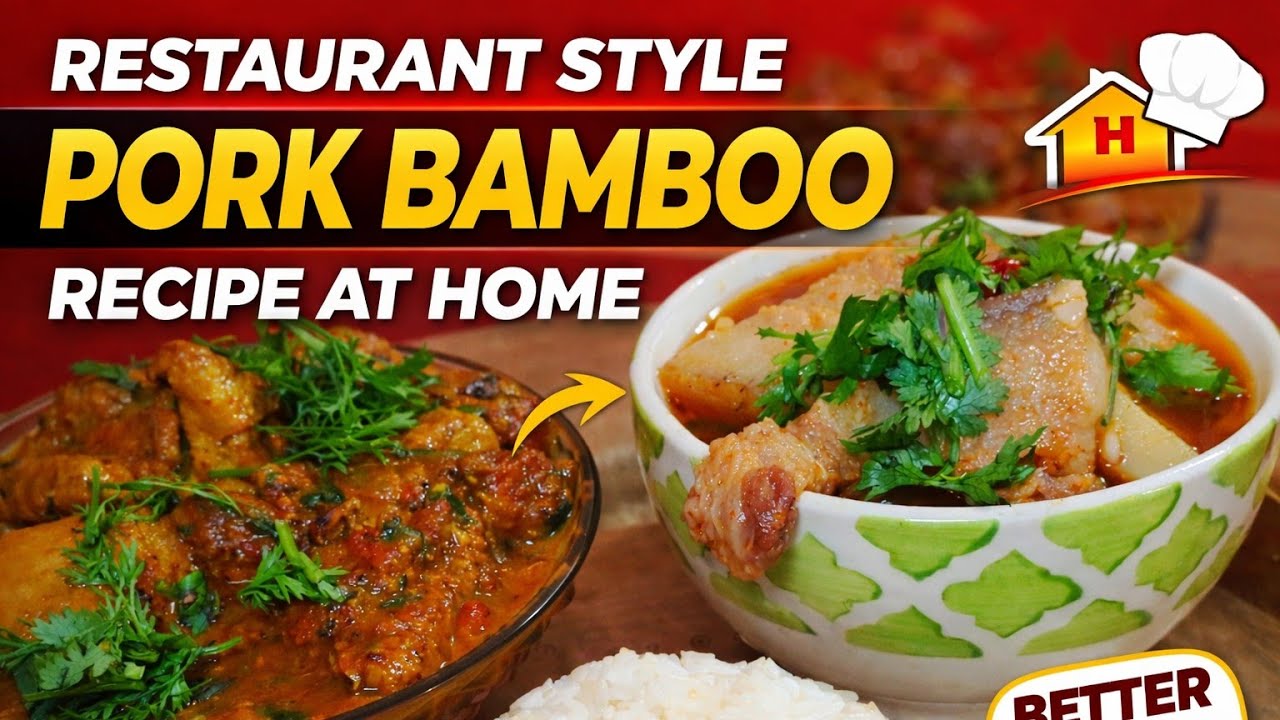 The SECRET to Restaurant Style Pork Bamboo Curry! 🤫 (DANUJ VLOG-187)